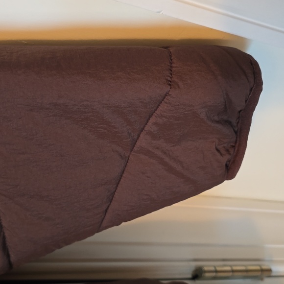 FLX BRAND MEN'S BROWN FRONT ZIPPERED QUILTED OUTDOOR JACKET COAT SIZE XL - Picture 4 of 16